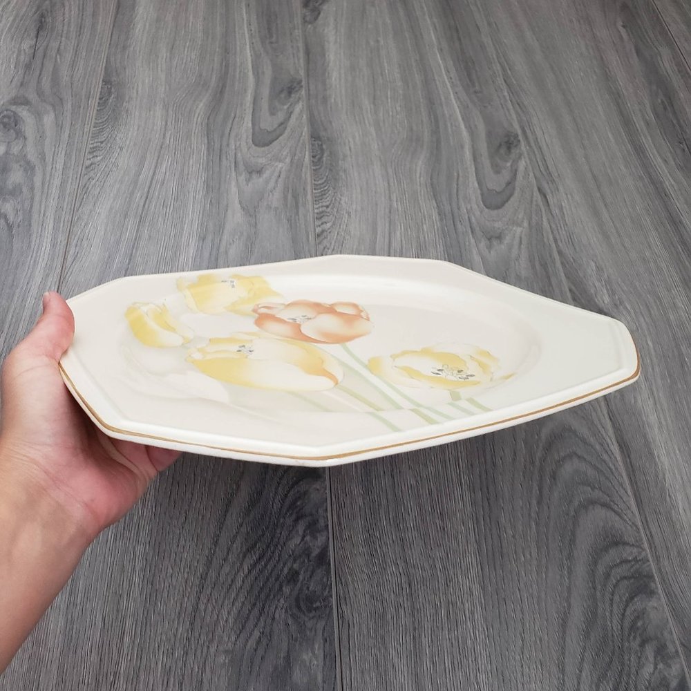 Mikasa Dutch Garden Dinner Plate Continental Ivory - Picture 5 of 8